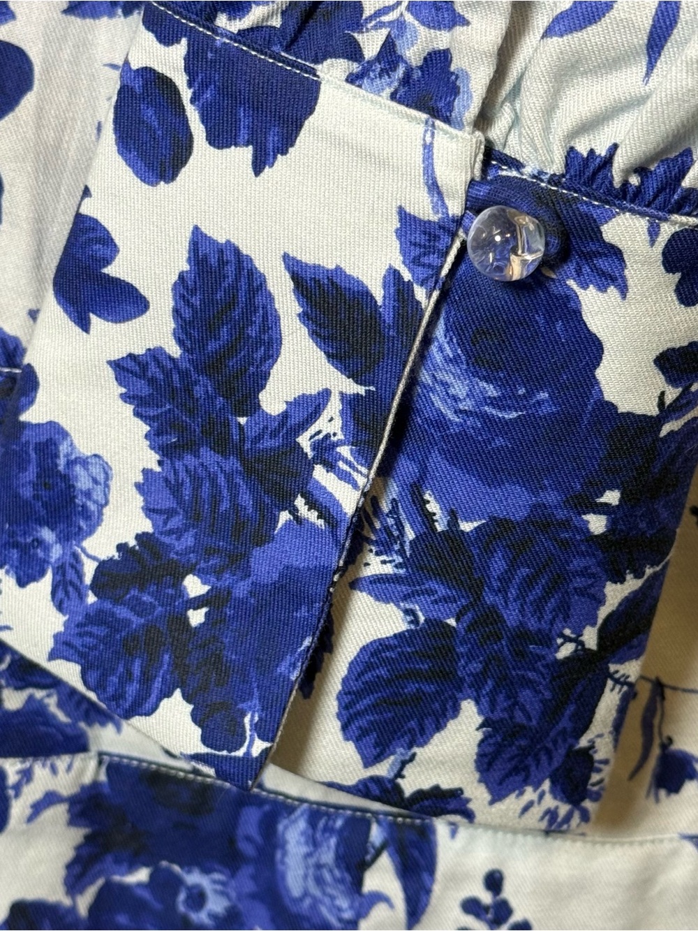 Tuckernuck Sapphire Bloom Bella Floral Bow Dress Medium NWT - Picture 9 of 16